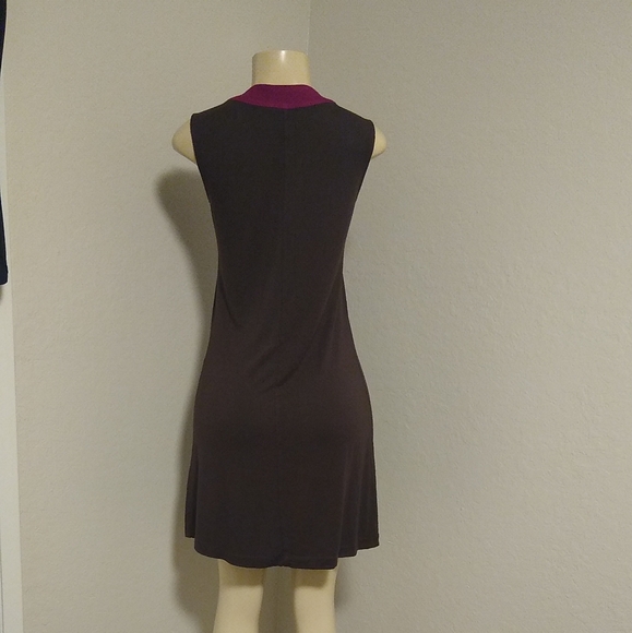 Banana Republic Brown Stretch Small Sleeveless Dress - Picture 4 of 13